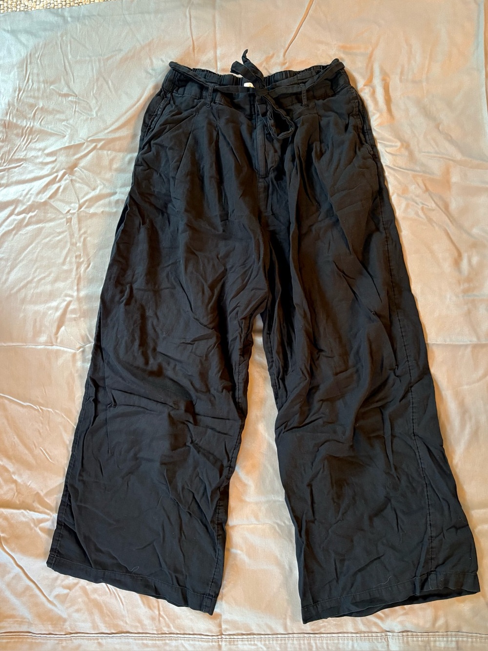 Pact wide leg cotton pants